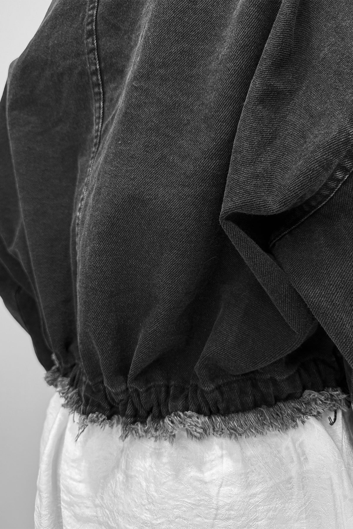 M1053 Bağlamalı Denim Ceket