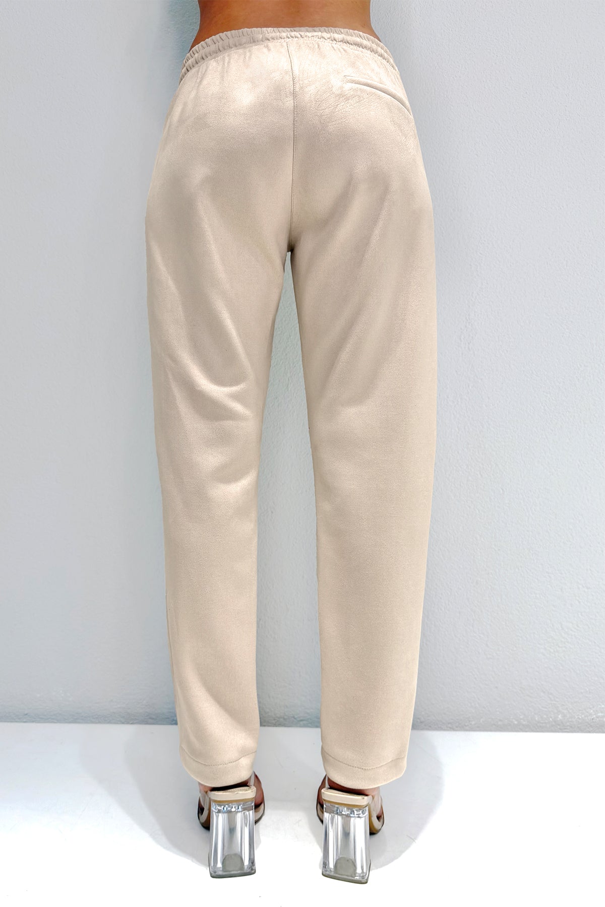 M2005 Bej Süet Pantolon