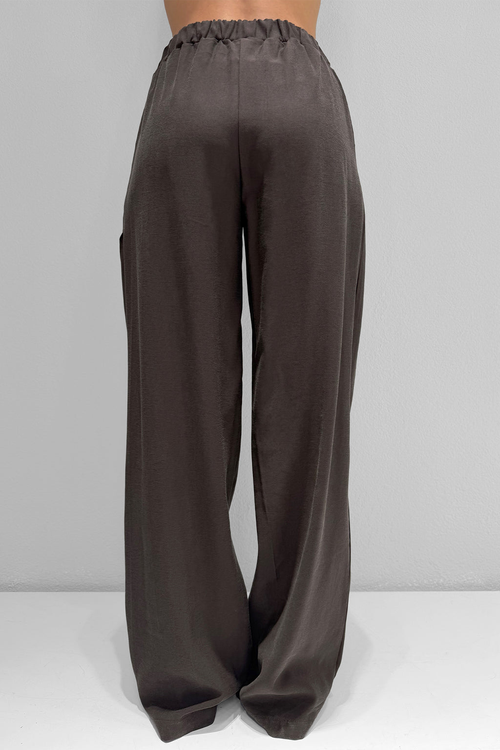 M2106 Bağcıklı Pantolon Kahverengi