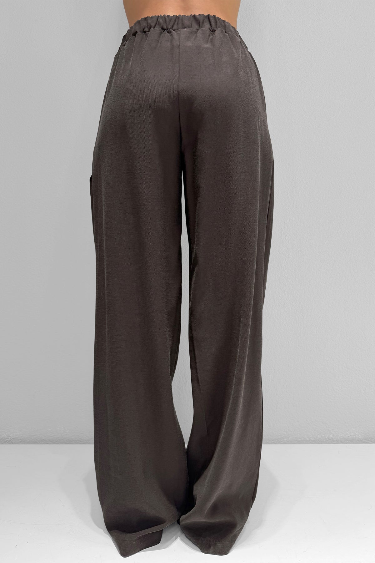 M2106 Bağcıklı Pantolon Kahverengi