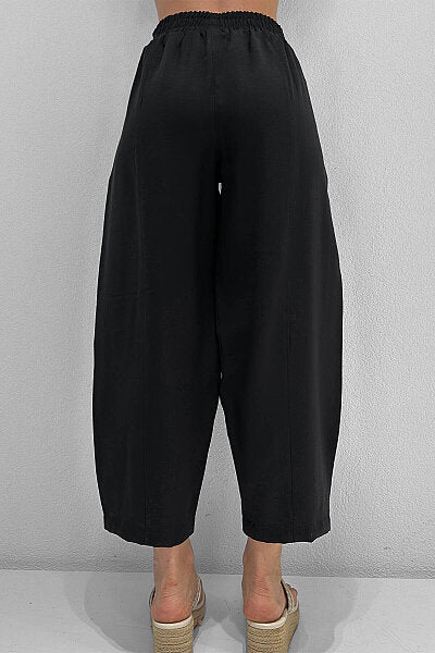 Renk: Siyah | Barrel Pantolon