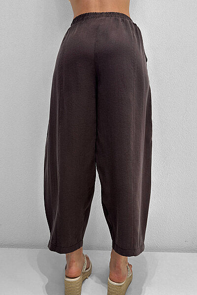 Renk: Kahverengi | Barrel Pantolon