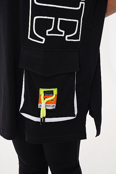 Renk: Siyah | Cepli Tshirt