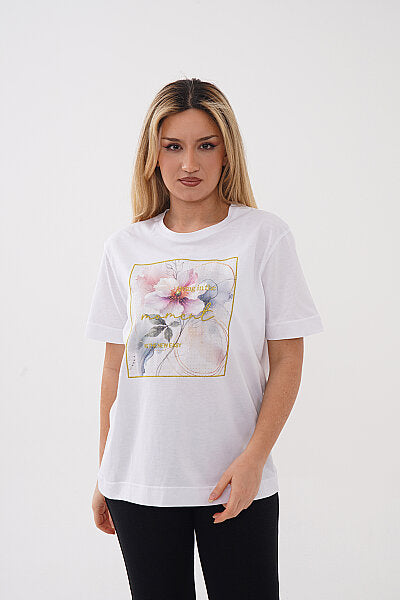 Renk: Beyaz | Tiving In The Moment Tshirt