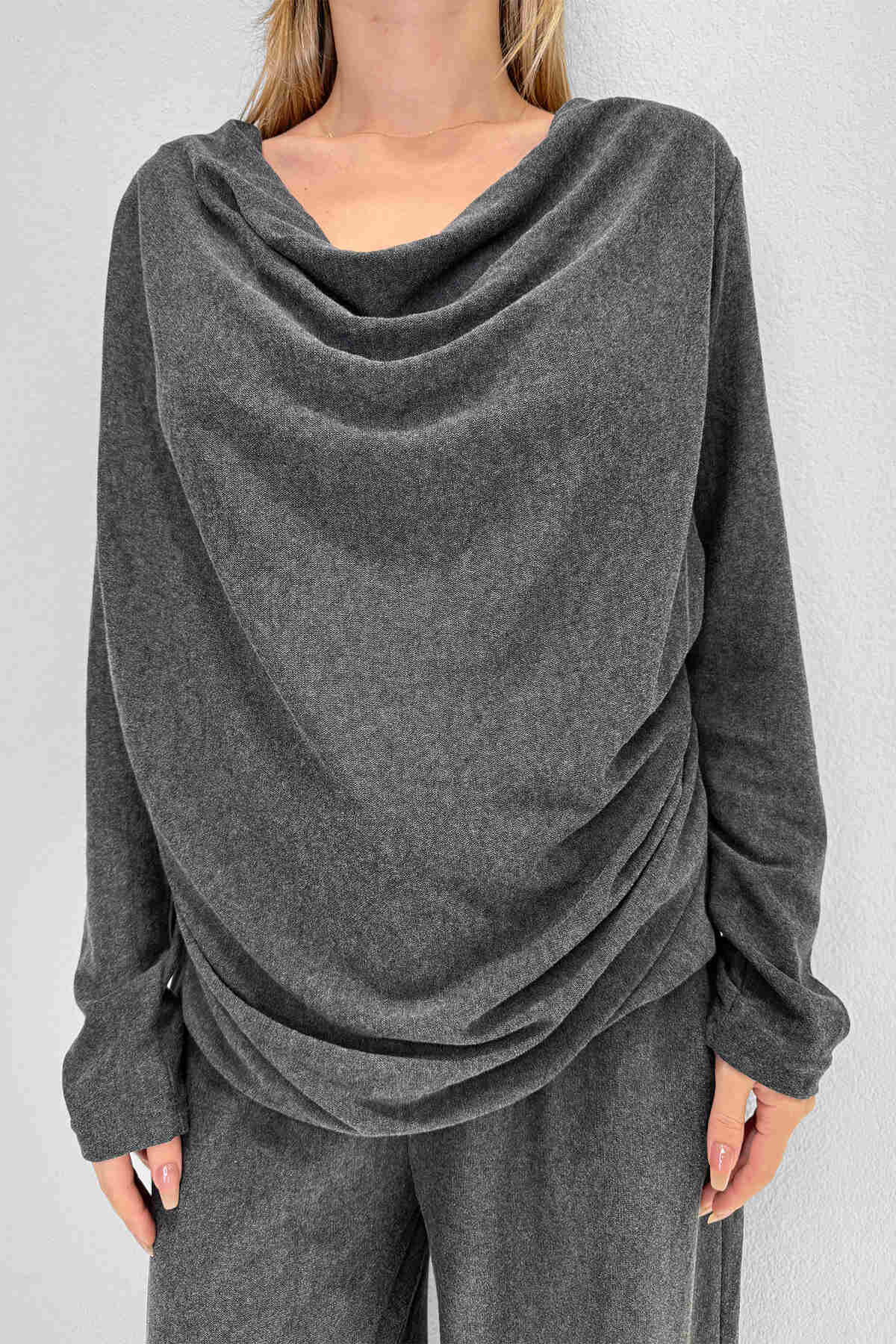 M2109 Uzun Kollu Bluz