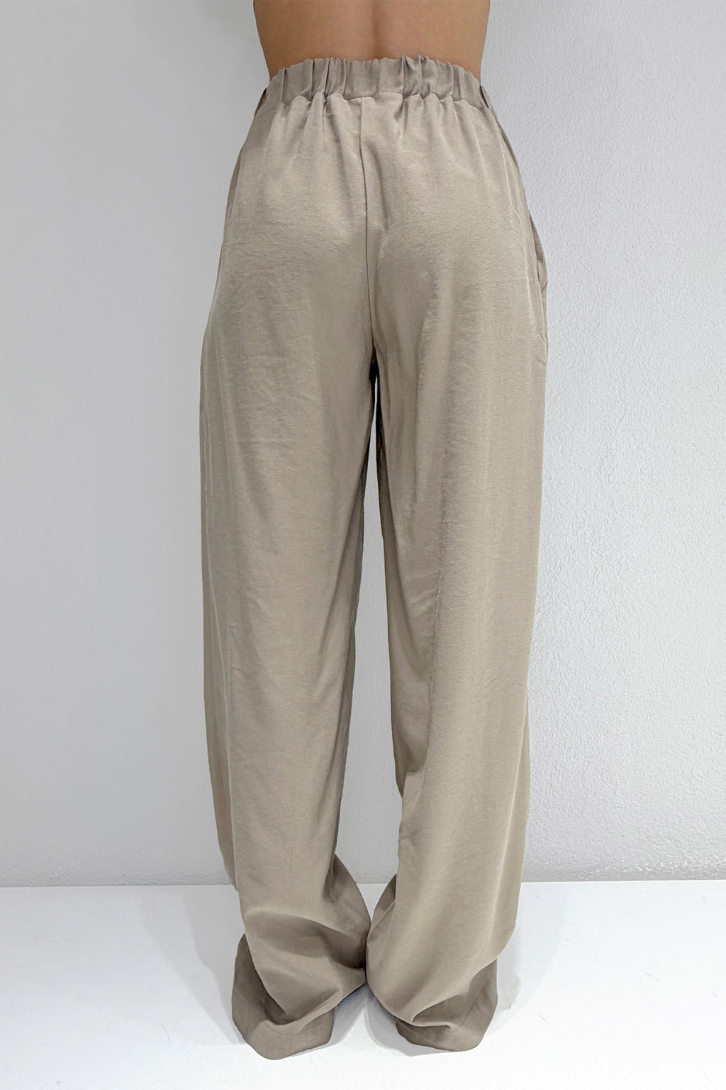 M2106 Bağcıklı Pantolon Bej