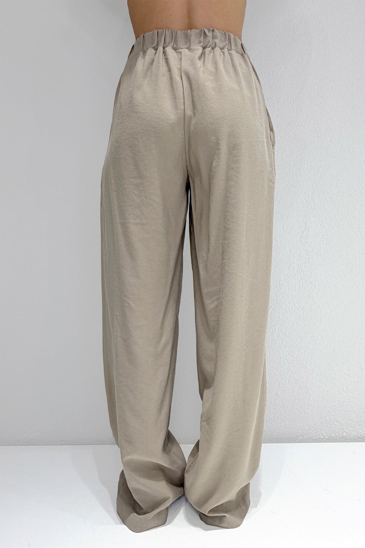 M2106 Bağcıklı Pantolon Bej