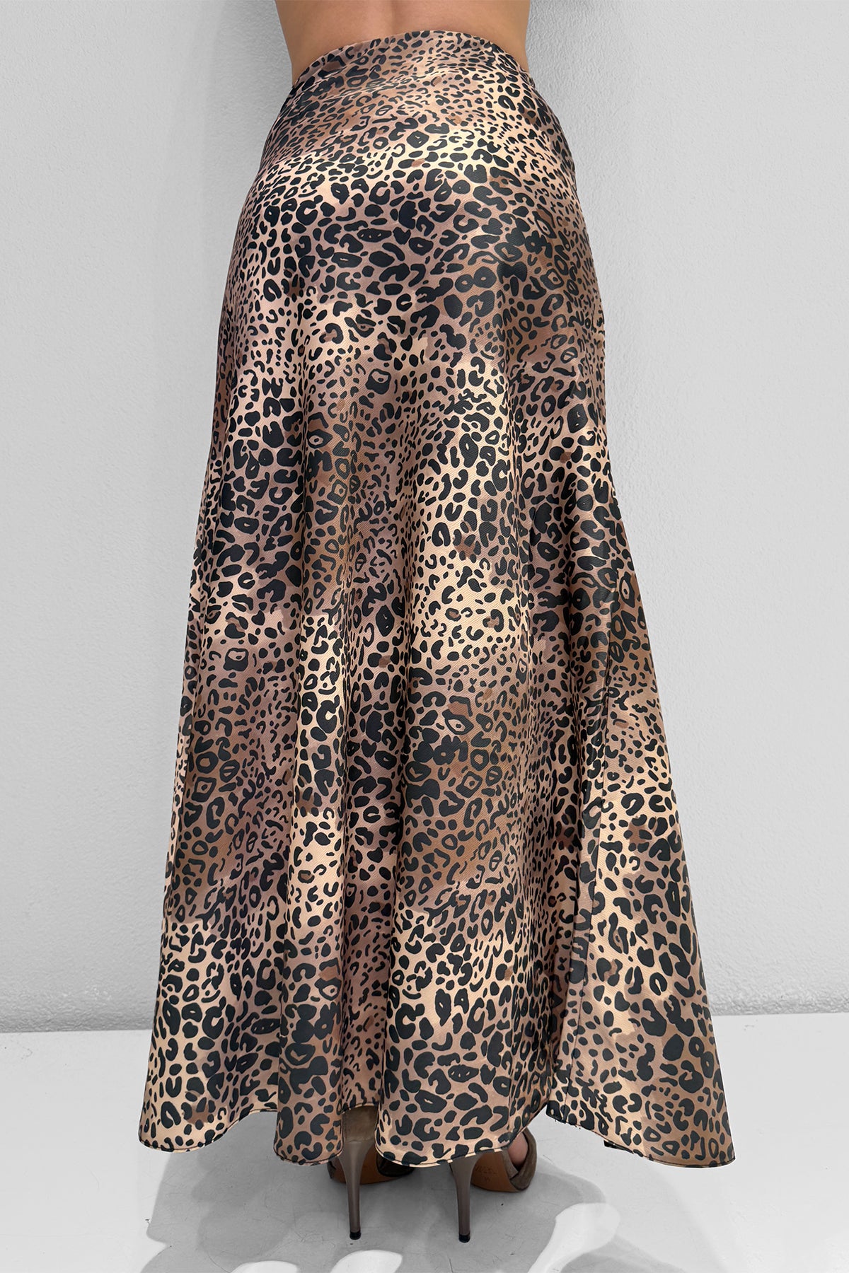 MDG 10378 Uzun Saten Etek Leopar
