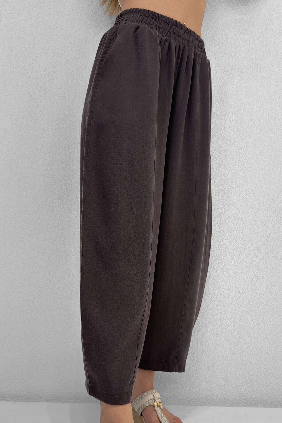 Renk: Kahverengi | Barrel Pantolon