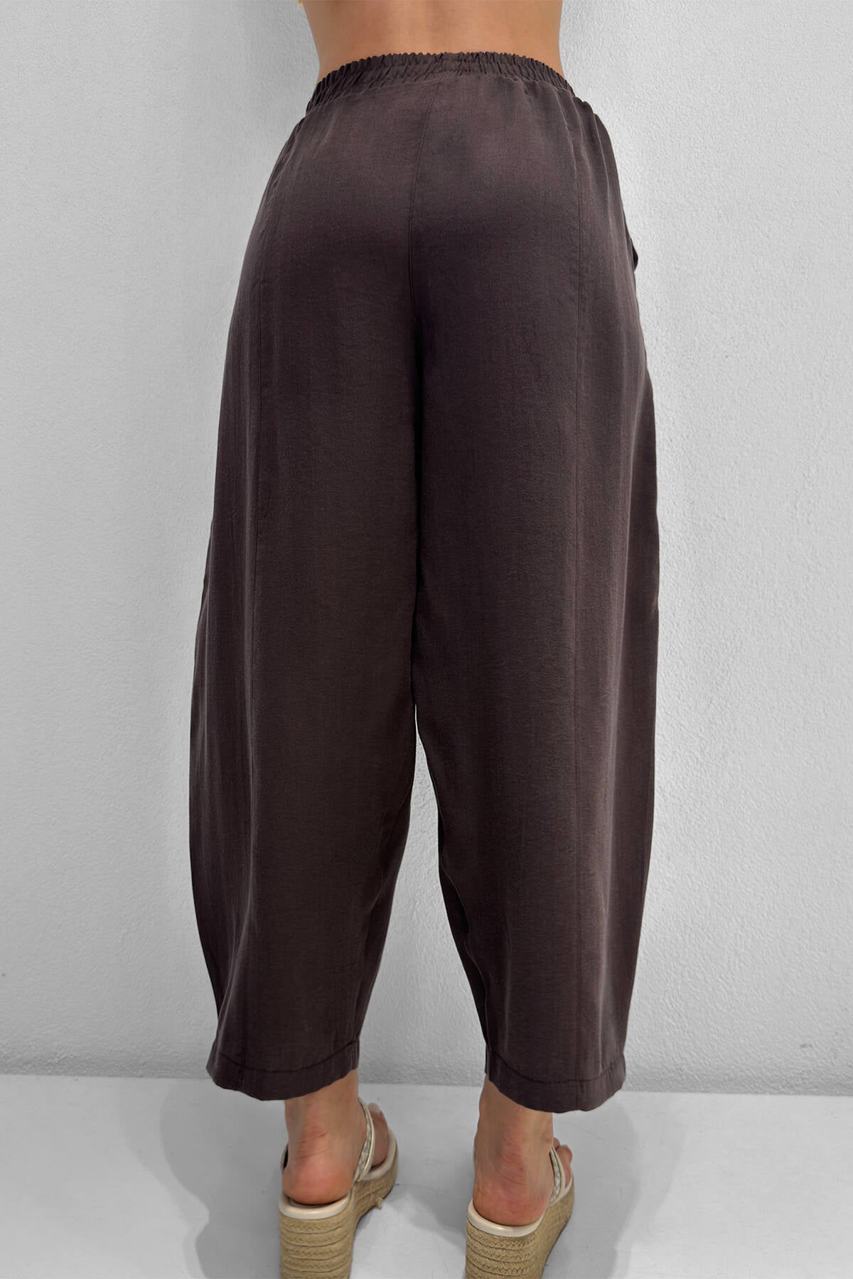 Renk: Kahverengi | Barrel Pantolon