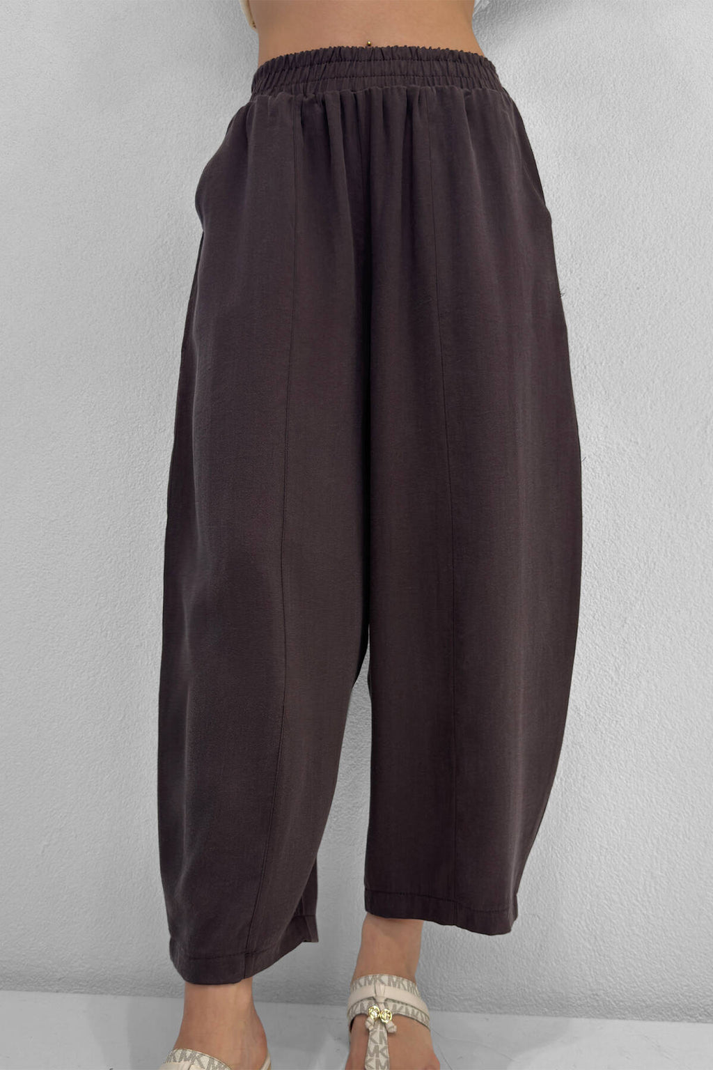 Renk: Kahverengi | Barrel Pantolon